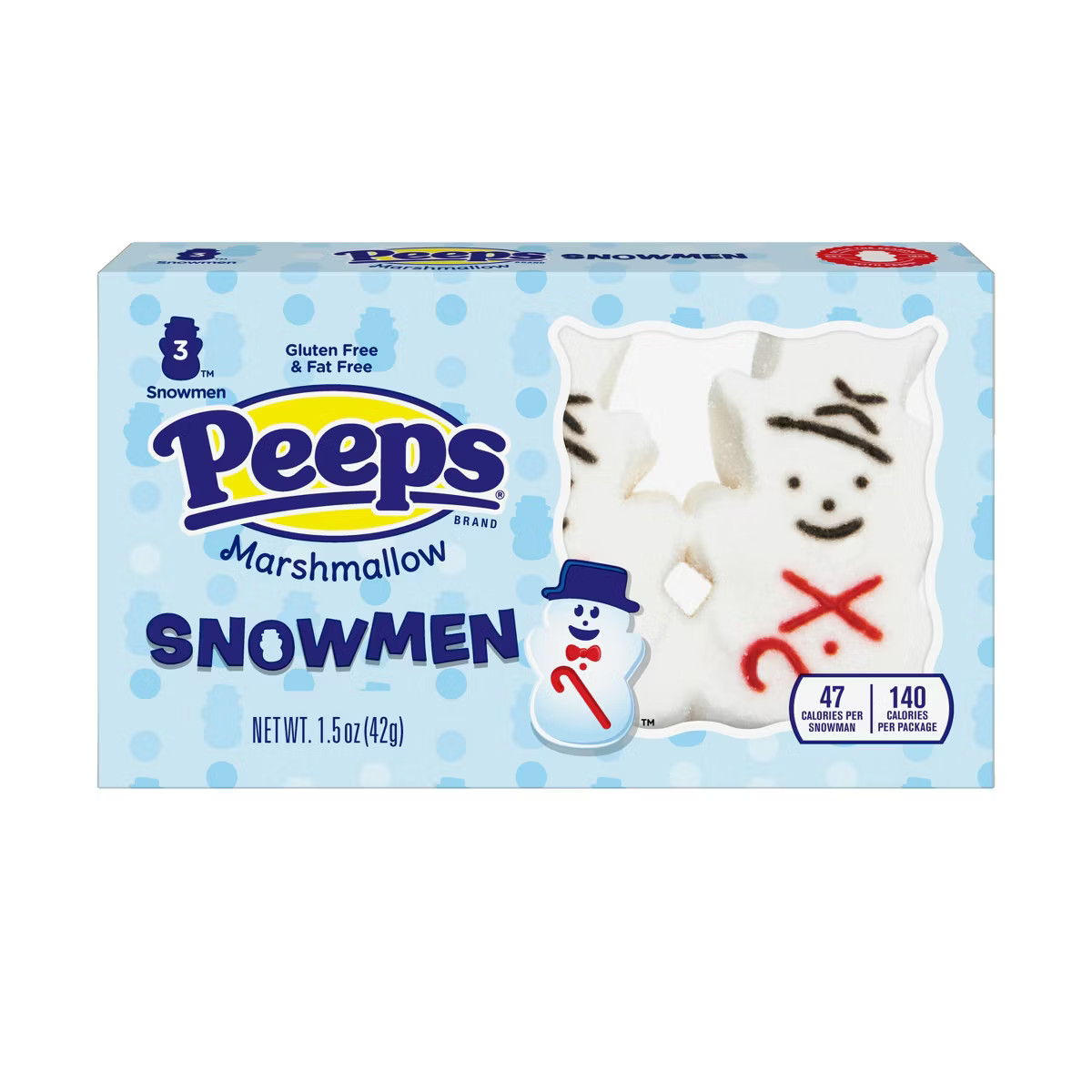 Peeps Christmas Snowman - 1.5oz/3ct | Target