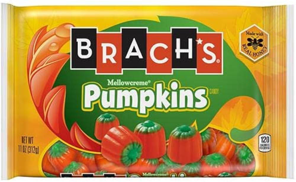 Brach's Mellowcreme Pumpkins Candy 11-oz. Bag - Pack of 3 | Amazon (US)