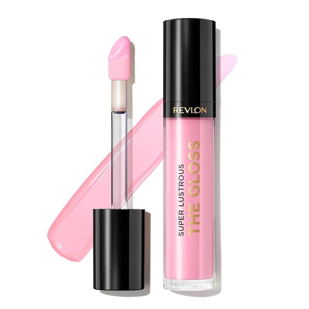 Revlon Super Lustrous Lip Gloss, Non-Sticky, Hydrating, High Shine Finish, 207 Pink Sky, 0.13 oz | Amazon (US)
