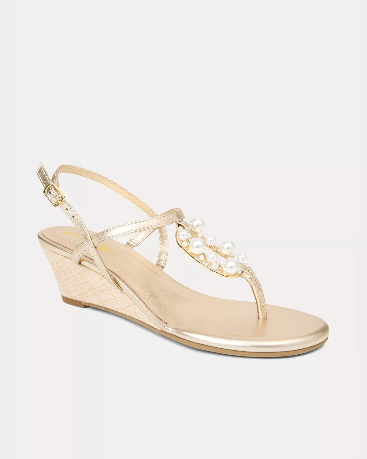 Good As Gold Embellished Wedge | Lilly Pulitzer
