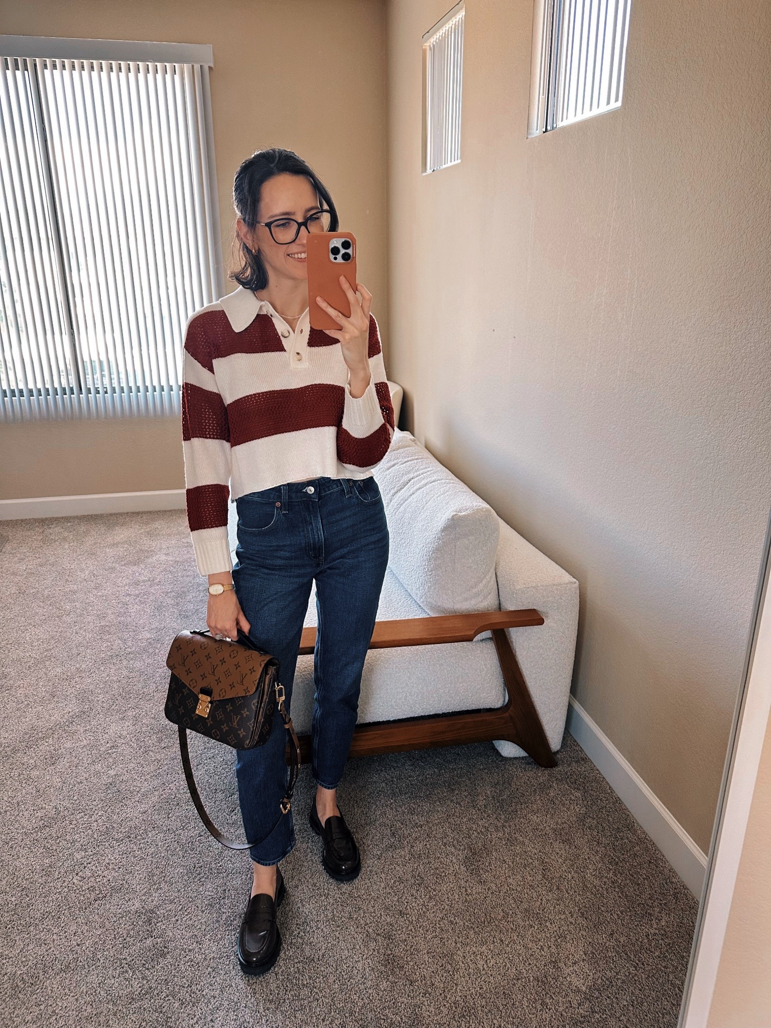 daily outfit 09.25 // this outfit is giving Gryffindor vibes & I absolutely love it ❤️ rugby sweaters are trending in a major way this fall! This one is under $50 🙌🏻

#LTKFindsUnder50 #LTKSeasonal #LTKStyleTip