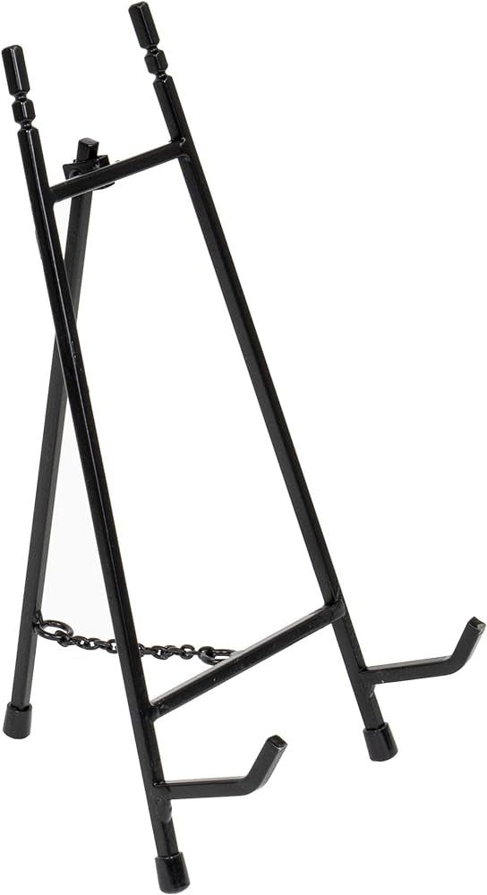 Red Co. 11” Tall Modern Metal Tripod Plate Stand and Art Holder Easel, Black | Amazon (US)
