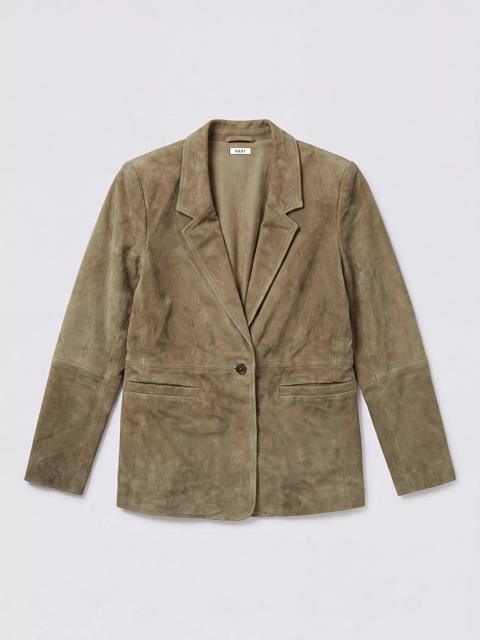 Mikki Suede Jacket, Khaki | John Lewis (UK)