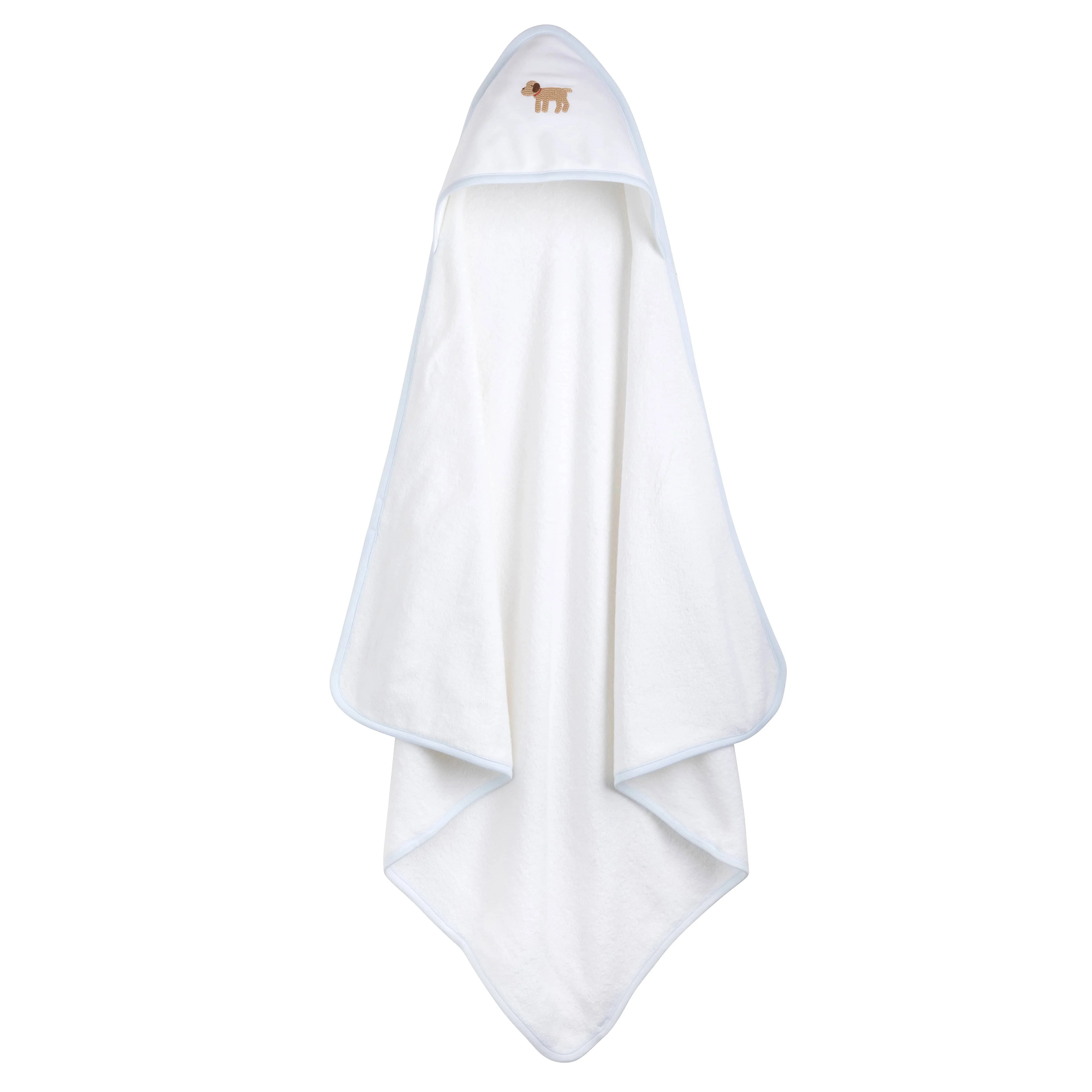 Luxury Baby Gift - Boy's Doggie Hooded Towel | Little English