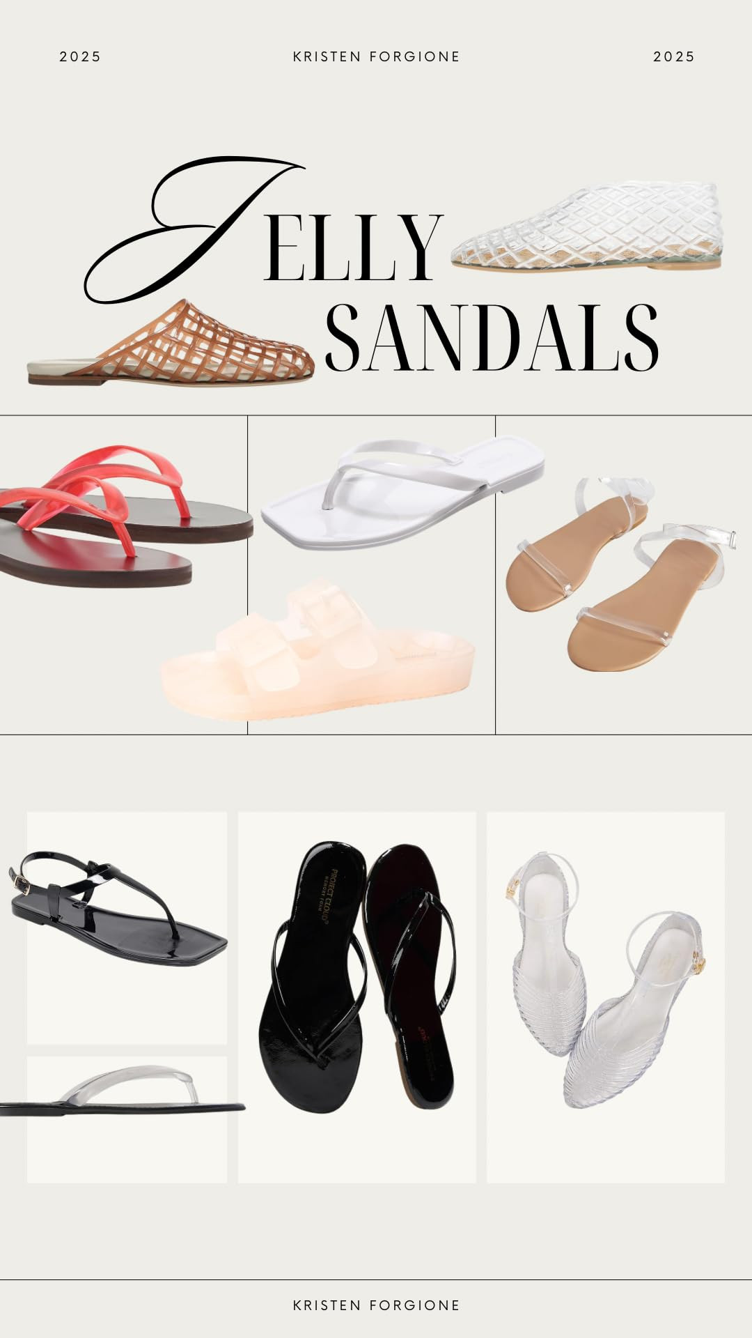 Trendy Jelly Sandals | Amazon (US)