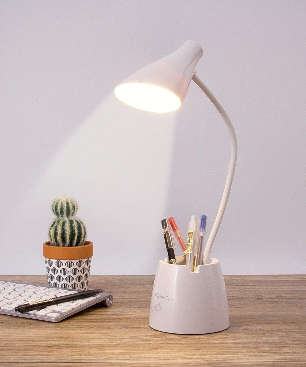 Desk Lamp, LED Desk Light with 3 Color Modes, Eye Protection Dimmable Desk Lamp with Pen Holder a... | Amazon (US)