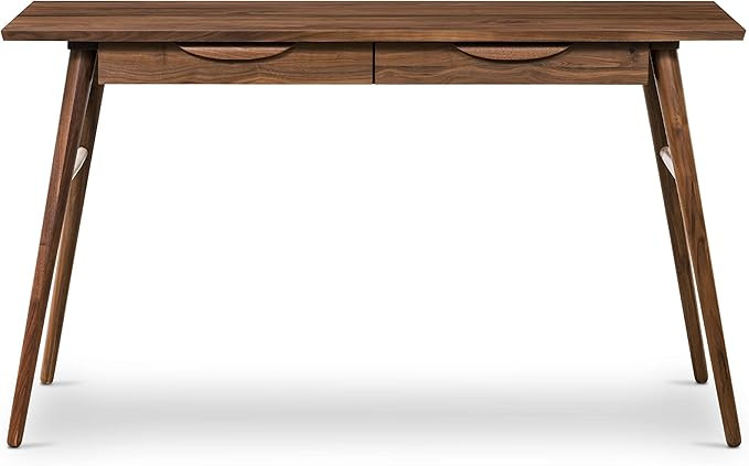 POLY & BARK Etta Office Desk, Walnut | Amazon (US)