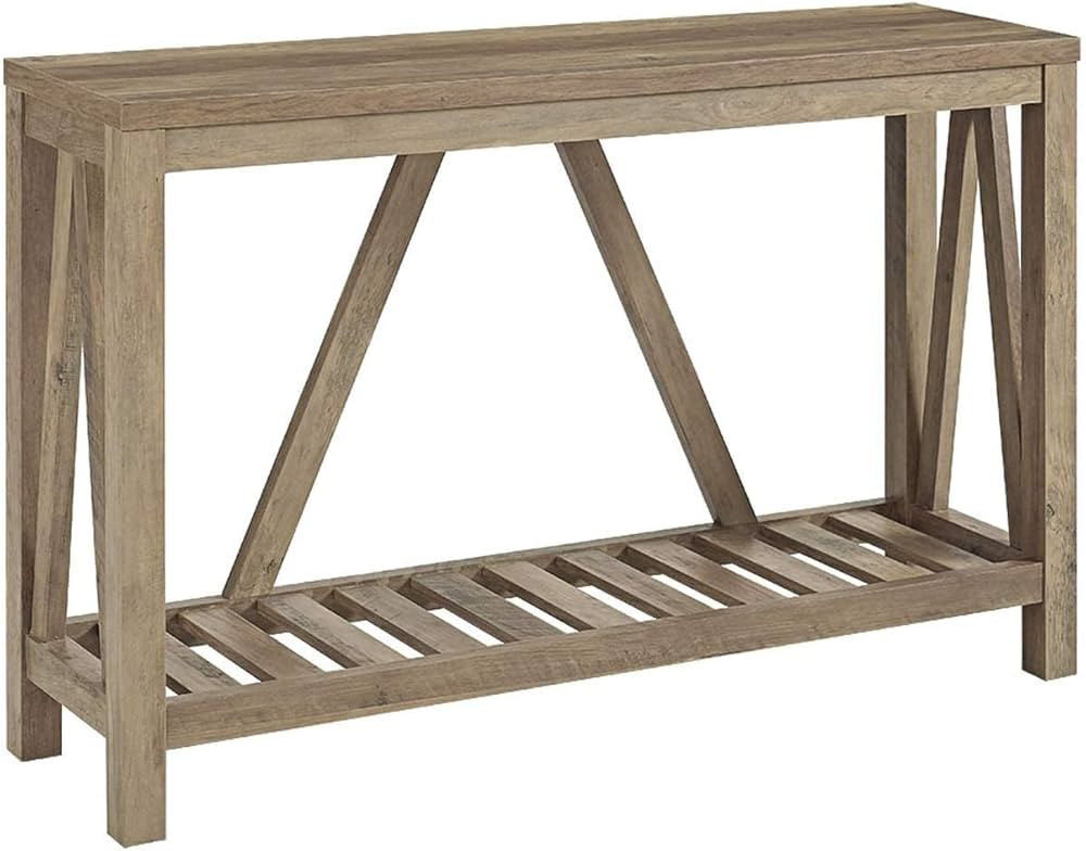 Walker Edison Modern Farmhouse Accent Entryway Table Entry Table Living Room End Table, 52 Inch, ... | Amazon (US)