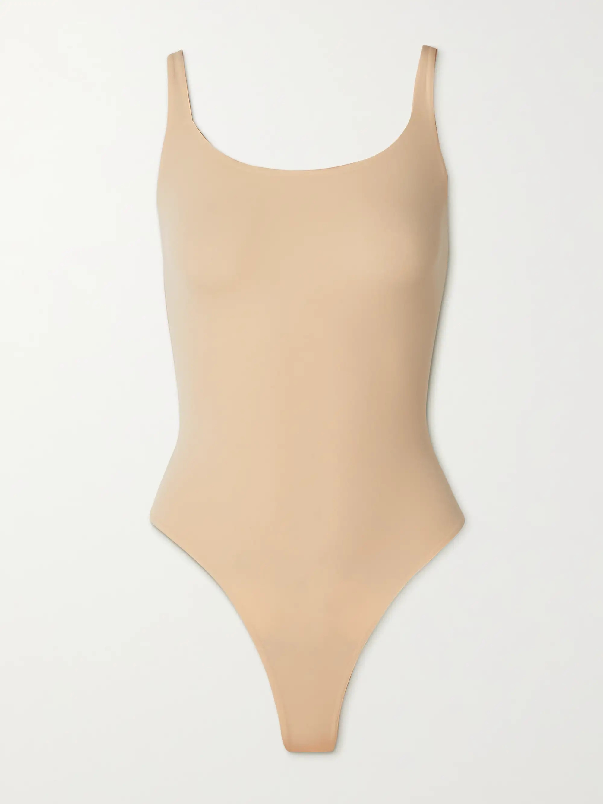 Fits Everybody Square Neck Bodysuit - Sand | NET-A-PORTER (UK & EU)