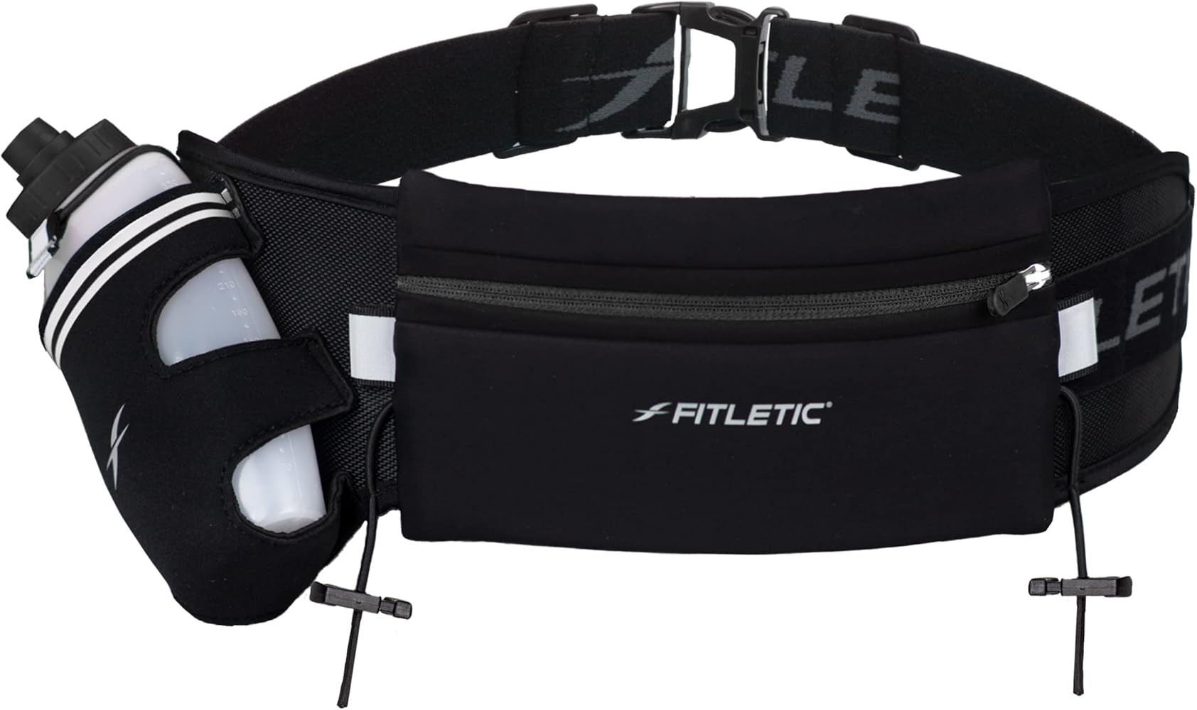 Fitletic Hydration Running Belt With 12oz Quick Flow Water Bottle For Men & Women –Race Belt, G... | Amazon (US)