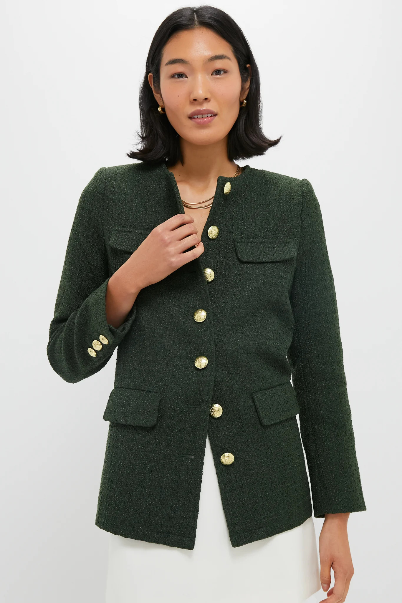 Navy Tweed Jennings Jacket | Tuckernuck (US)