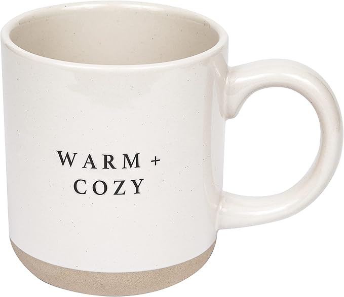 Sweet Water Decor Warm and Cozy Stoneware Coffee Mugs | Christmas Coffee Mugs | Microwave & Dishw... | Amazon (US)