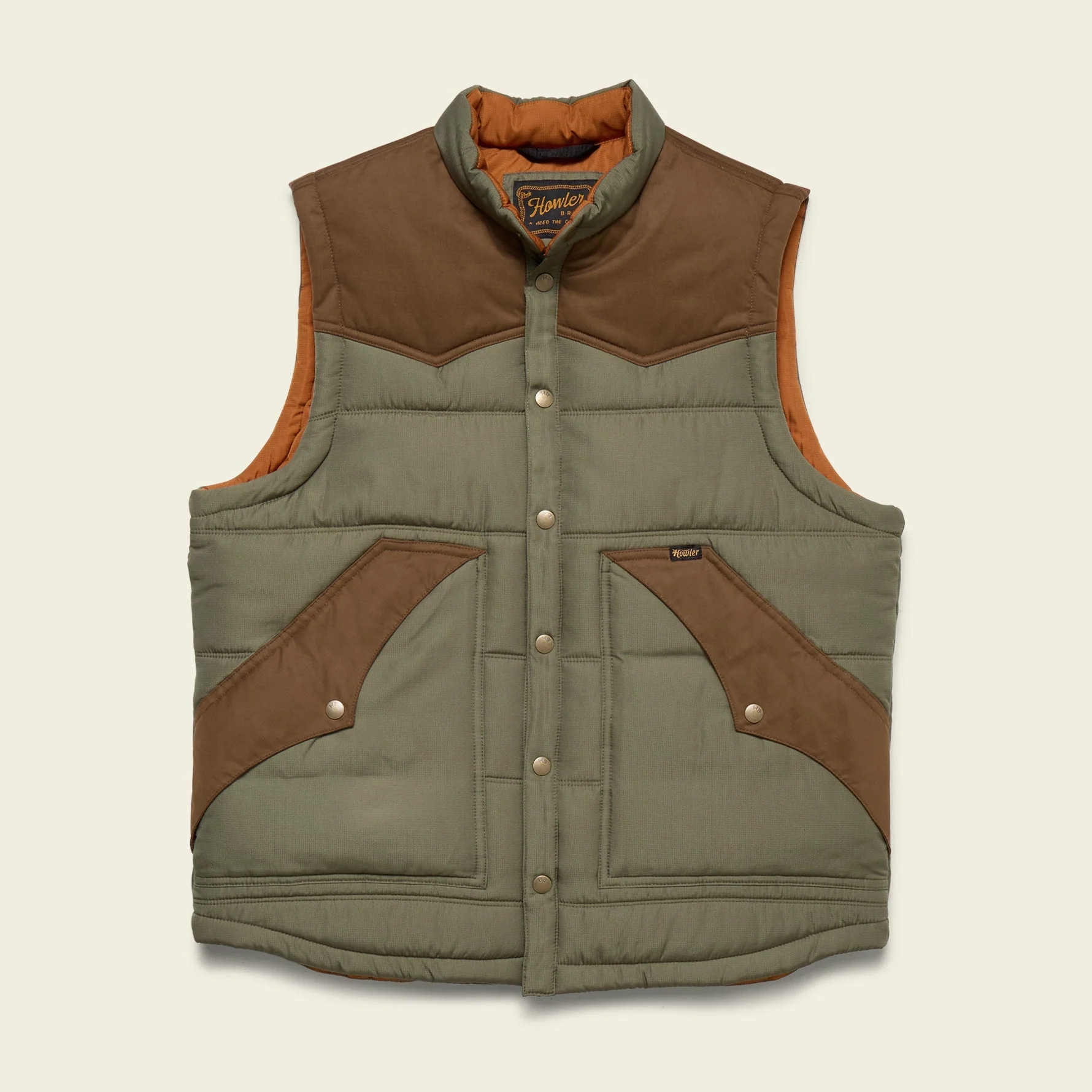 Rounder Vest - Oregano / Cocoa | Howler Brothers