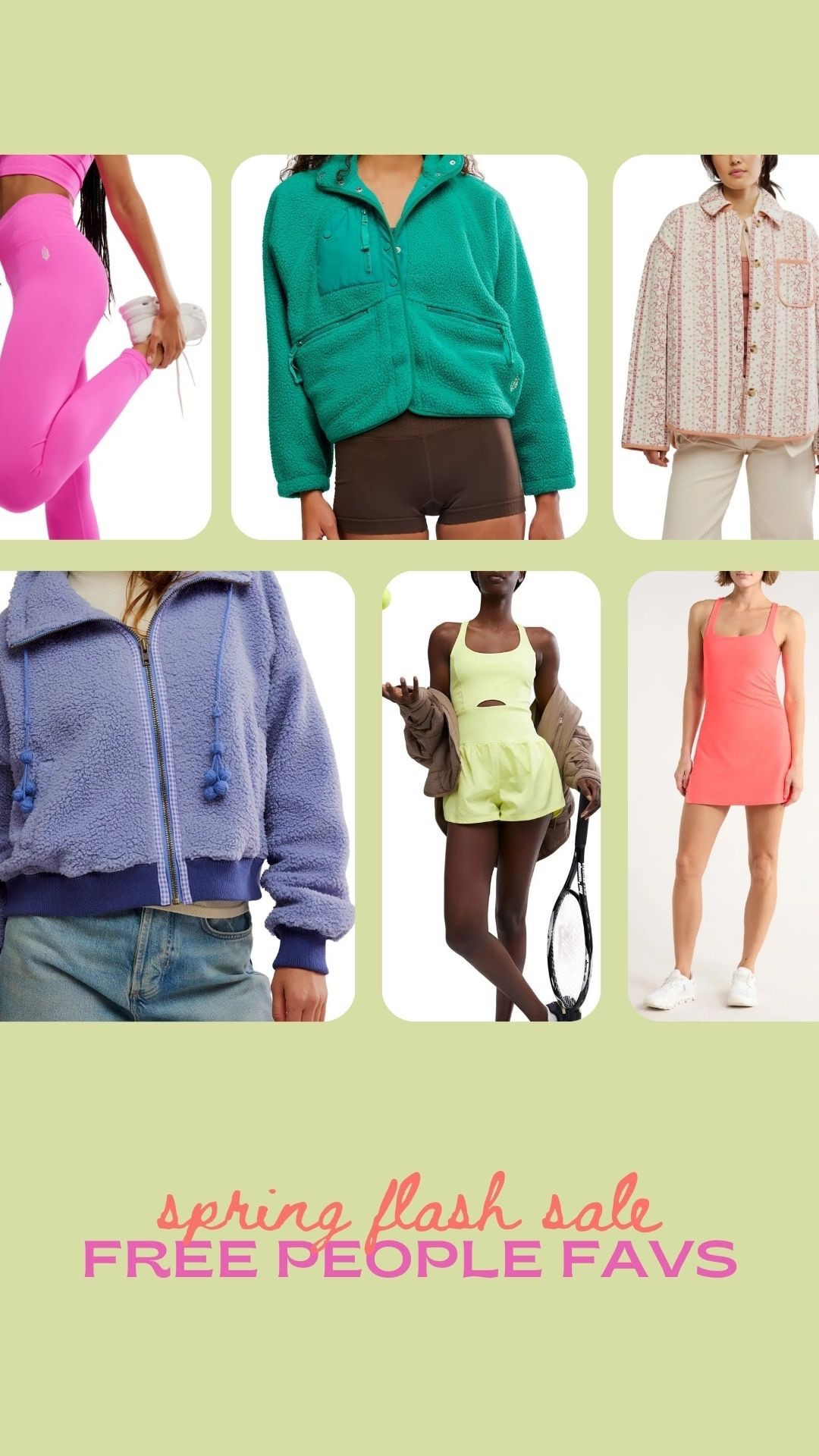 Spring flash sale for Free People Movement favs 

#LTKSaleAlert #LTKActive