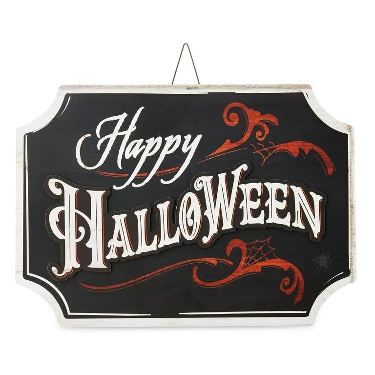 Way to Celebrate Happy Halloween Sign | Walmart (US)