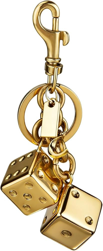 Dice Metal Cool Mens Keychain Handbag Bag Pendant Key Chain Keychain Accessories Purse Charm | Amazon (US)