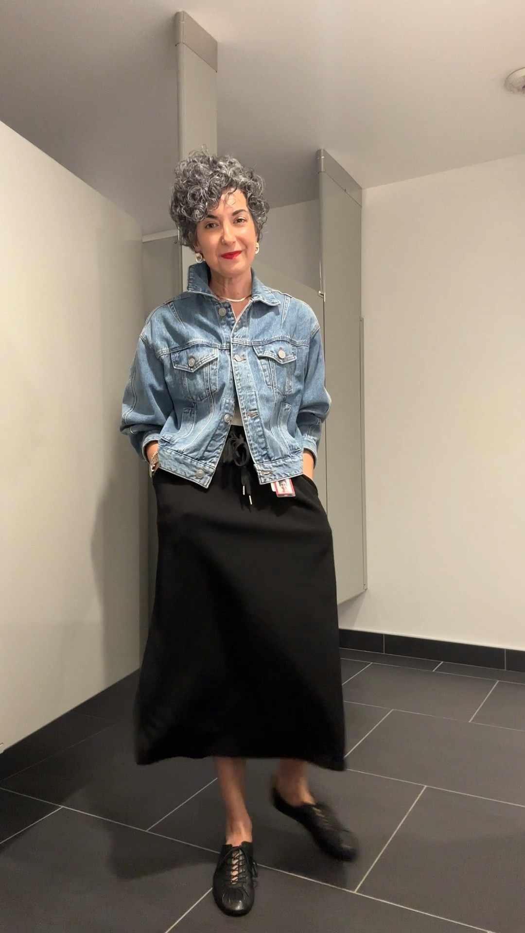 Tuesday OOTD - denim jacket is older Target. I linked two similar styles. Skirt is part of a skirt set! Wearing a medium. Shoes are Zara item #3539/810/800

#LTKgrwm #LTKootd