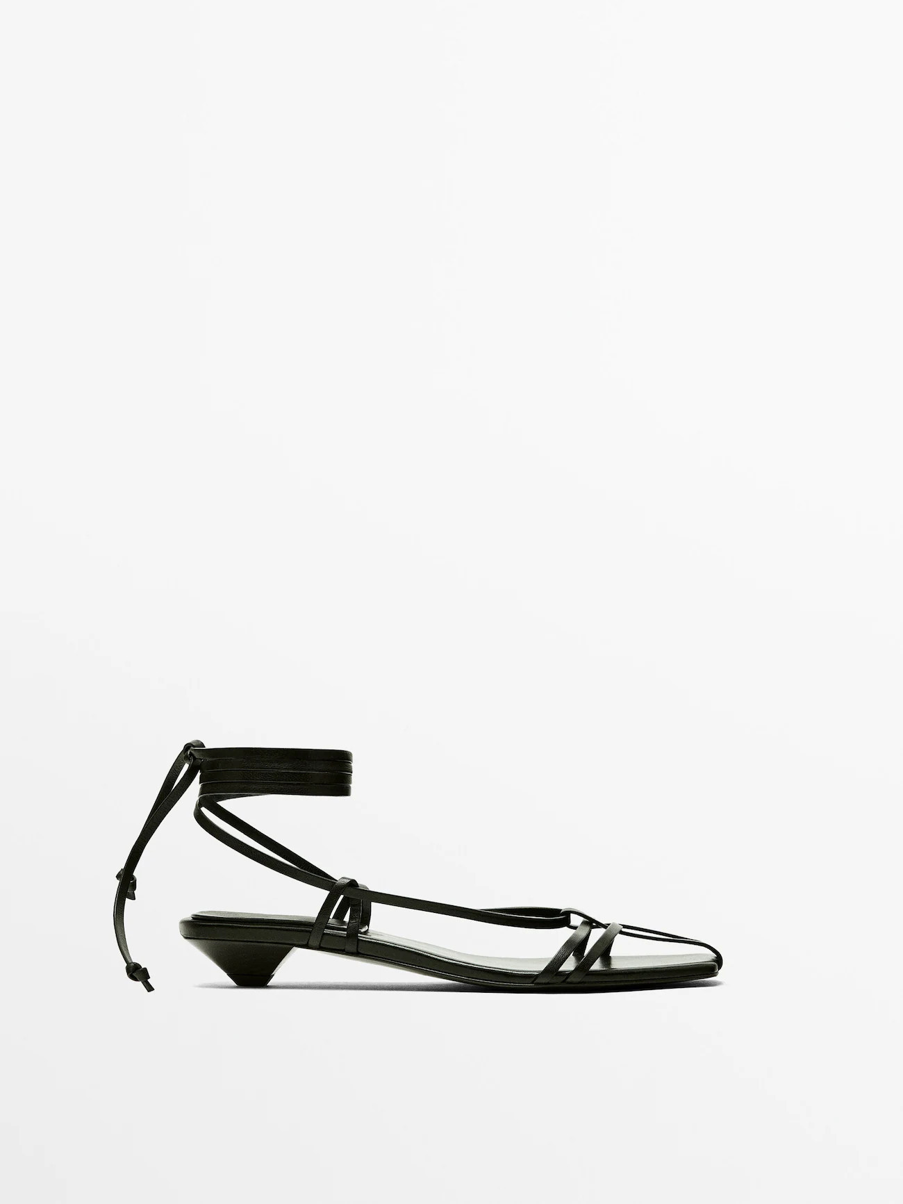 Multi-strap heeled sandals | Massimo Dutti US