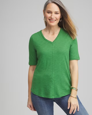 Elbow Sleeve A-line Tee | Chico's