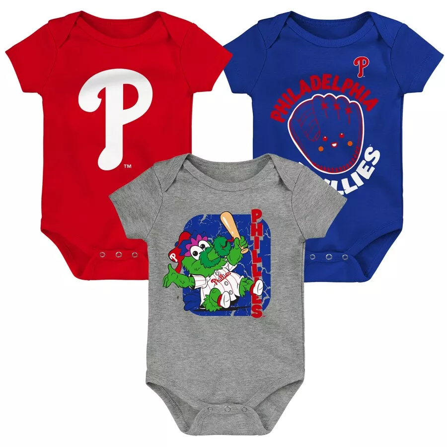 Infant Philadelphia Phillies Tiny Turnip White Slugger T-Shirt