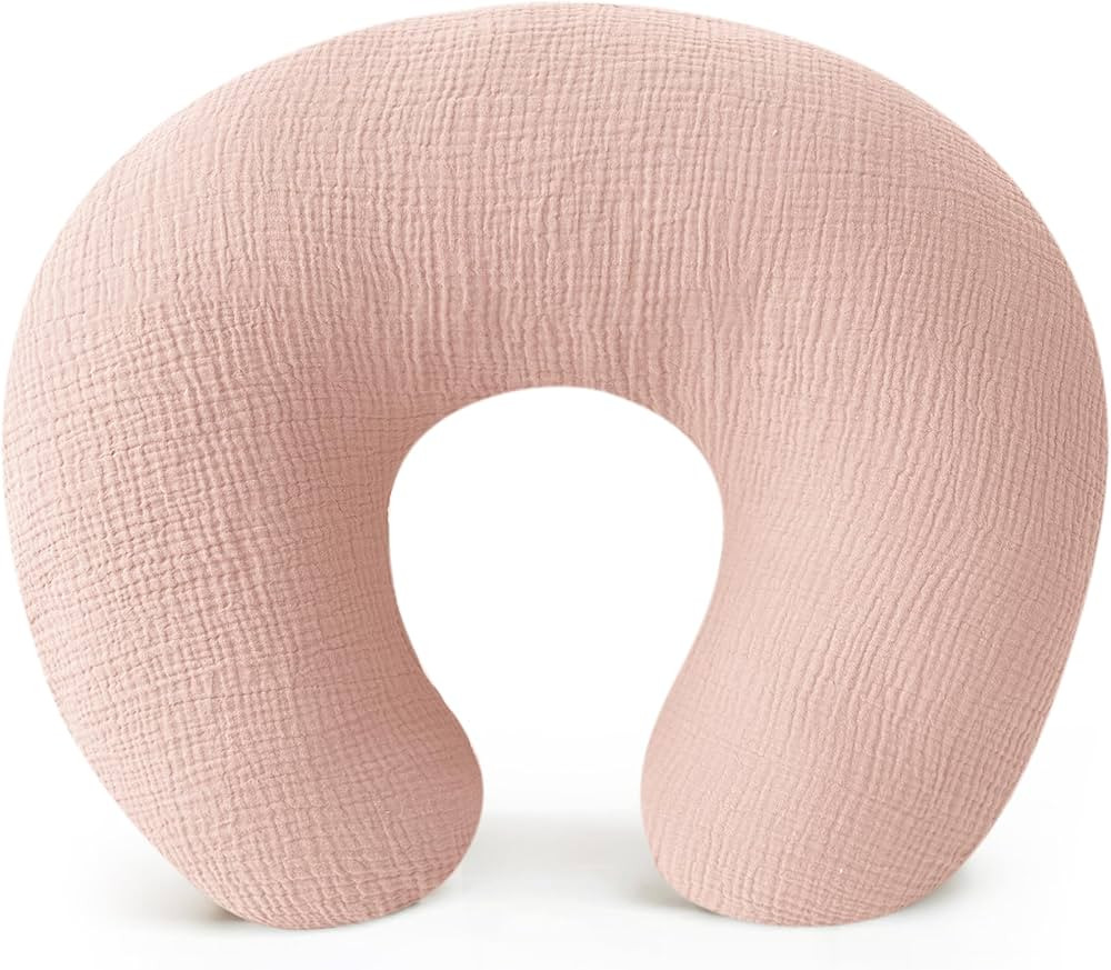 Konssy Muslin Nursing Pillow Covers, 100% Cotton Soft & Adorable Covers for Breastfeeding Pillows... | Amazon (US)