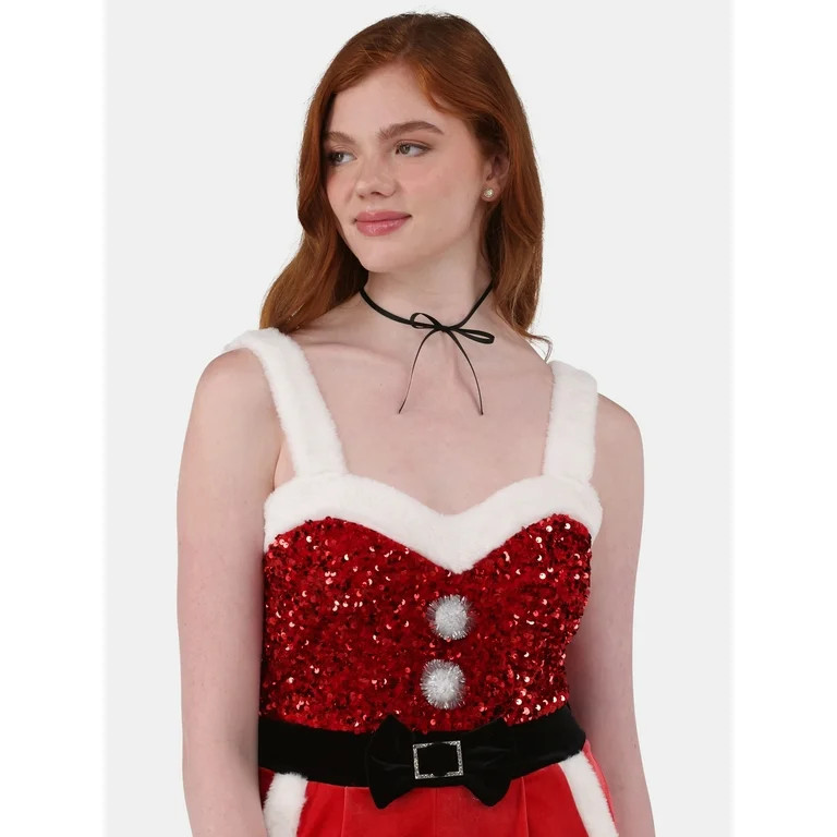 No Boundaries Women's Christmas Jumpsuit | Walmart (US)