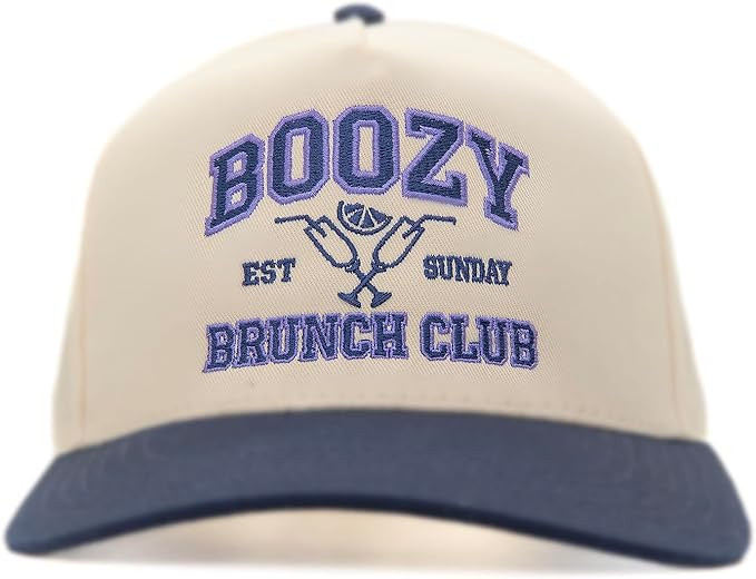 Visibly Toxic Boozy Brunch Club Hat, Funny Hat, Party Hat, Bachelorette Party, Funny Gifts, Baseb... | Amazon (US)