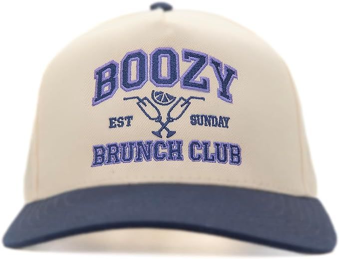 Visibly Toxic Boozy Brunch Club Hat, Funny Hat, Party Hat, Bachelorette Party, Funny Gifts, Baseb... | Amazon (US)