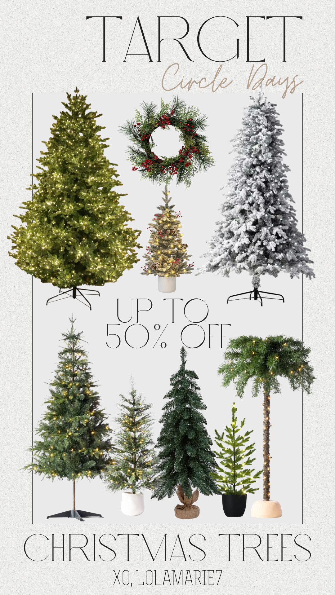 Christmas Trees are up to 50% off during Target Circle Week!! 

#christmastreesale #christmastree #targetcircle 

 #LTKSeasonal #LTKSaleAlert #LTKFindsUnder100