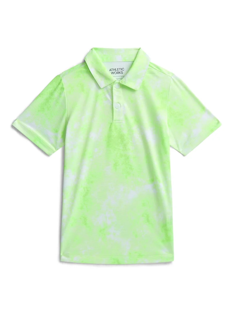 Athletic Works Boys Short Sleeve Polo, Sizes 4-18 | Walmart (US)