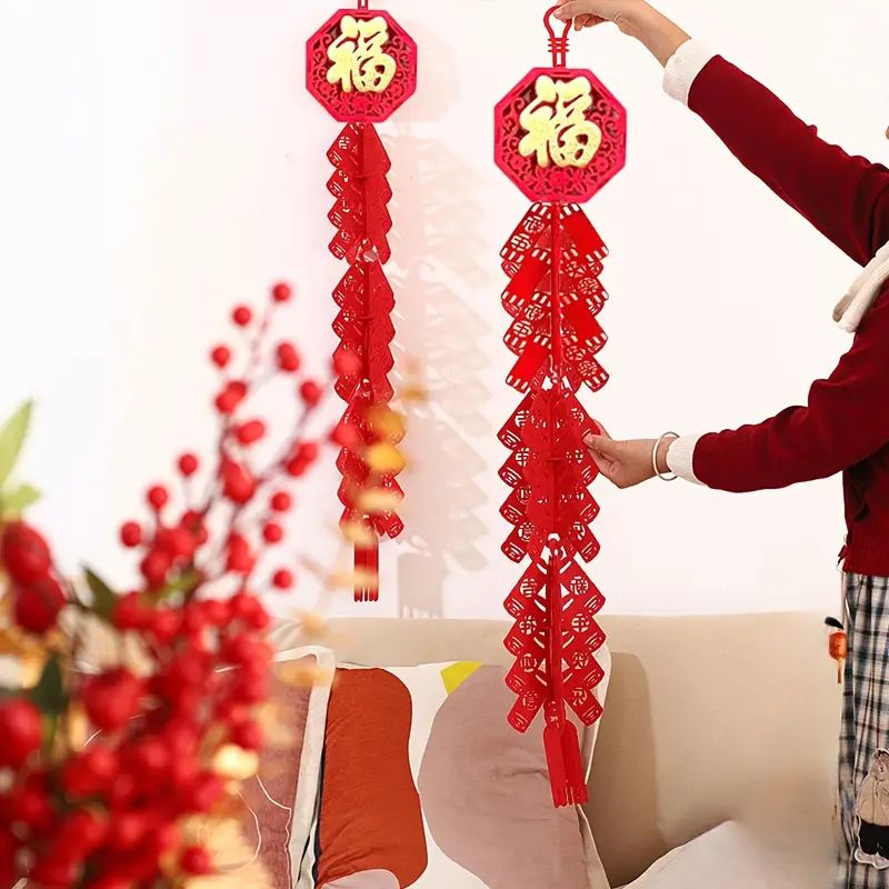 1PC Chinese Dragon Year Firecracker Decoration Pendant, Indoor New Year Hanging Decoration, Chine... | Temu Affiliate Program