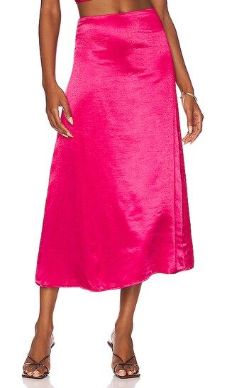 x REVOLVE Salerno Skirt in Red | Revolve Clothing (Global)
