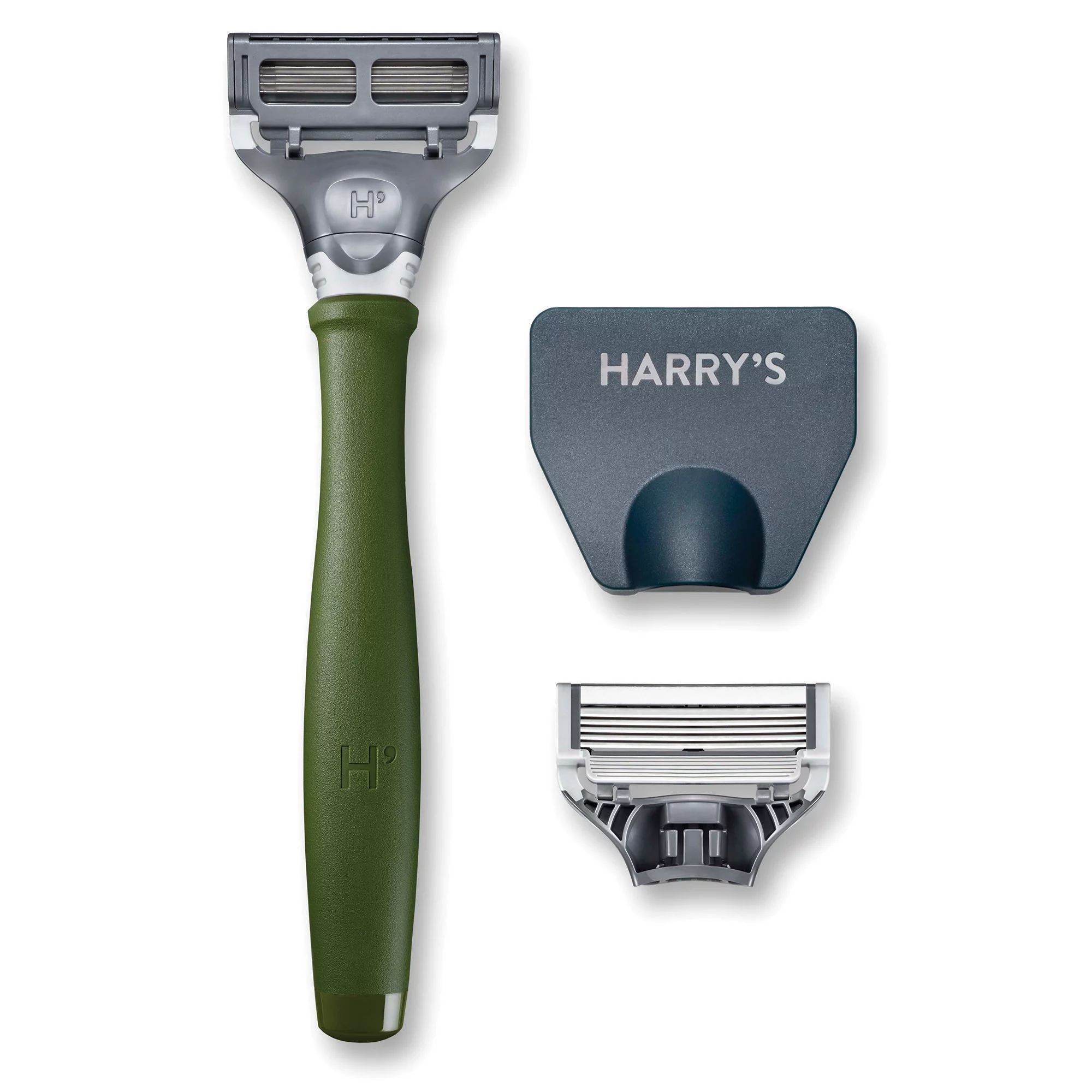 Harry’s Men’s Razor with 2ct Blade Cartridges - Forest Green | Walmart (US)