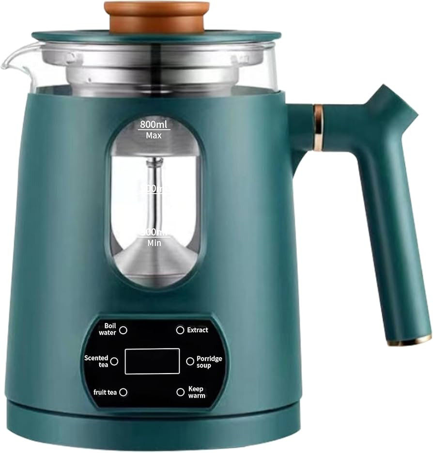 Electric Tea Kettle, Temperature Control Preset Glass Electric Kettle, 0.8 Liter Electric Kettle ... | Amazon (US)