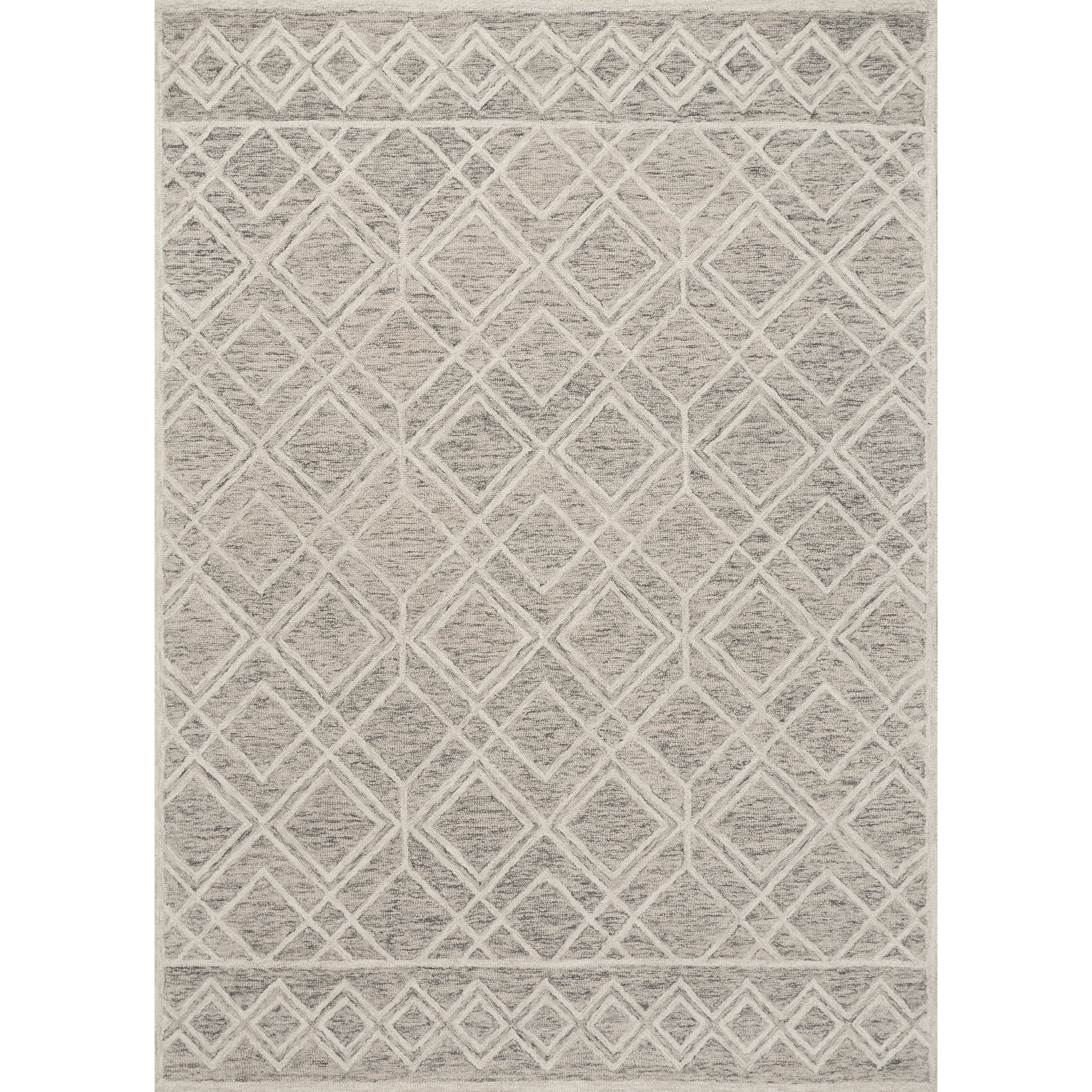 Carson Carrington Kullstra Scandinavian Grey Hand-tufted Wool Rug - 9' x 12' - Light Grey | Overstock