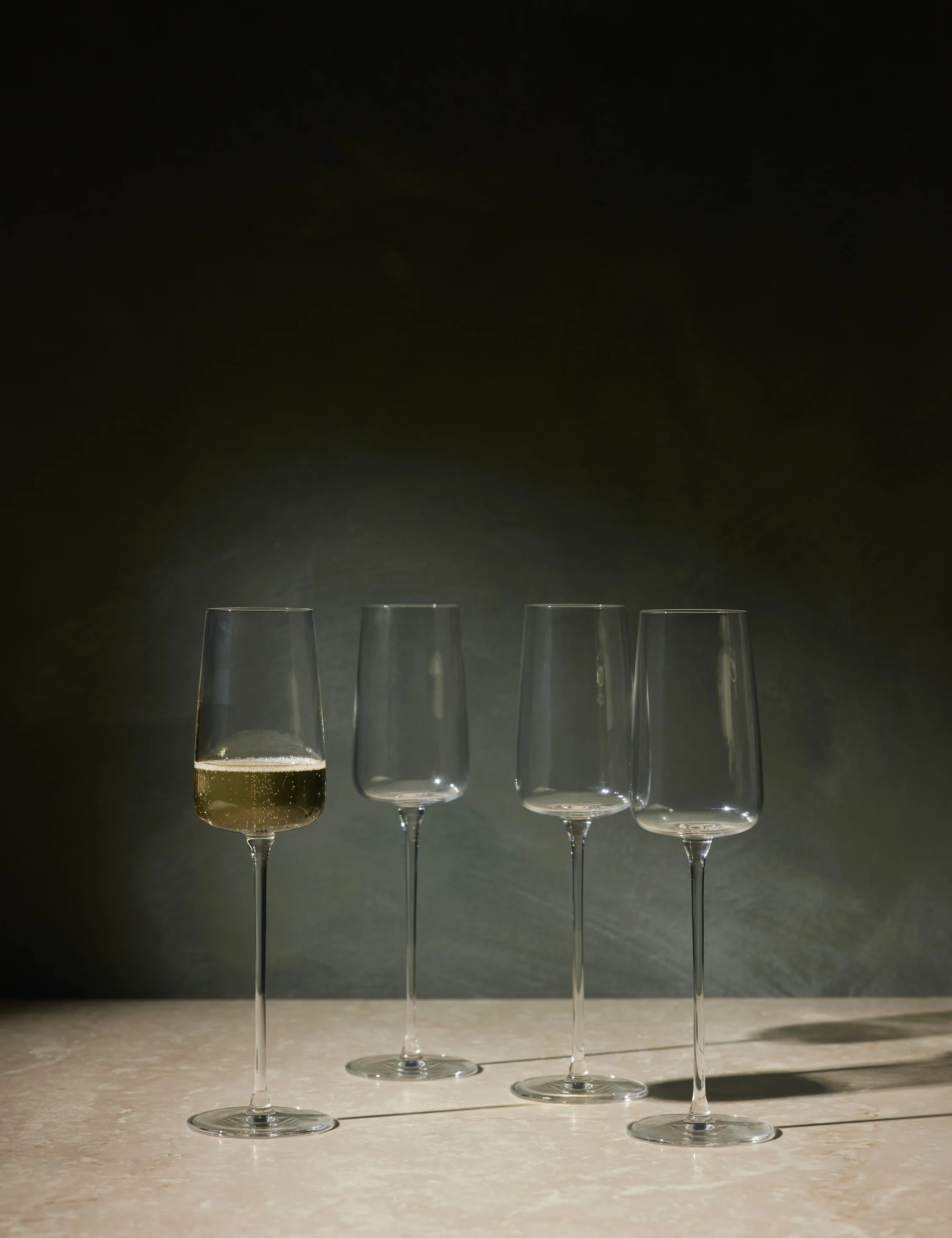 Metropolitan Champagne Flutes (Set of 4) by LSA International | Lulu and Georgia 