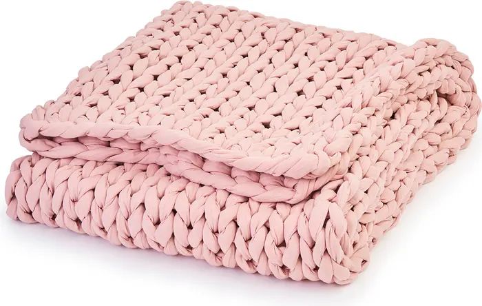 Organic Cotton Weighted Knit Blanket | Nordstrom Canada