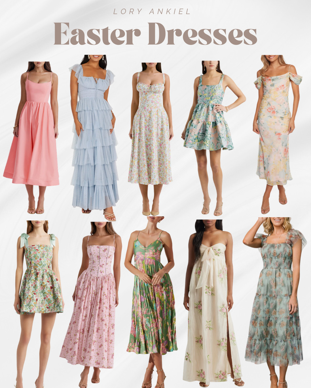 Easter Dresses! - I love the colors of spring time! These dresses would be perfect for Easter, a garden party, spring wedding guest, bridal or baby shower! 

#Easterdress #Easter #weddingguest 

 #LTKootd #LTKSeasonal #LTKWedding