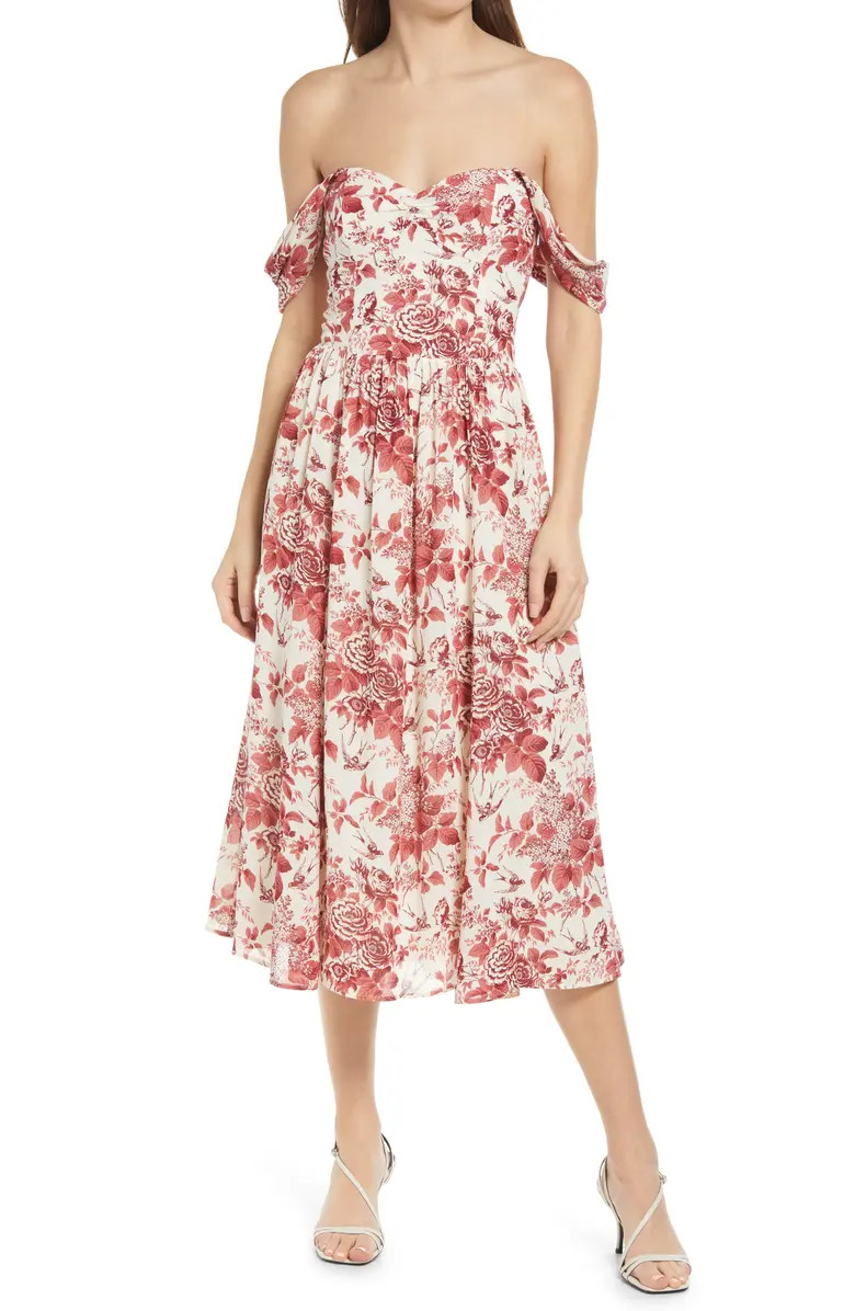 Violet Off the Shoulder Dress | Nordstrom