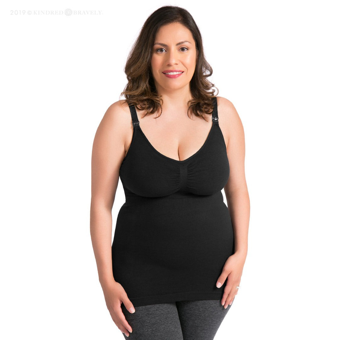 Simply Sublime Maternity & Nursing Tank / Black | Kindred Bravely
