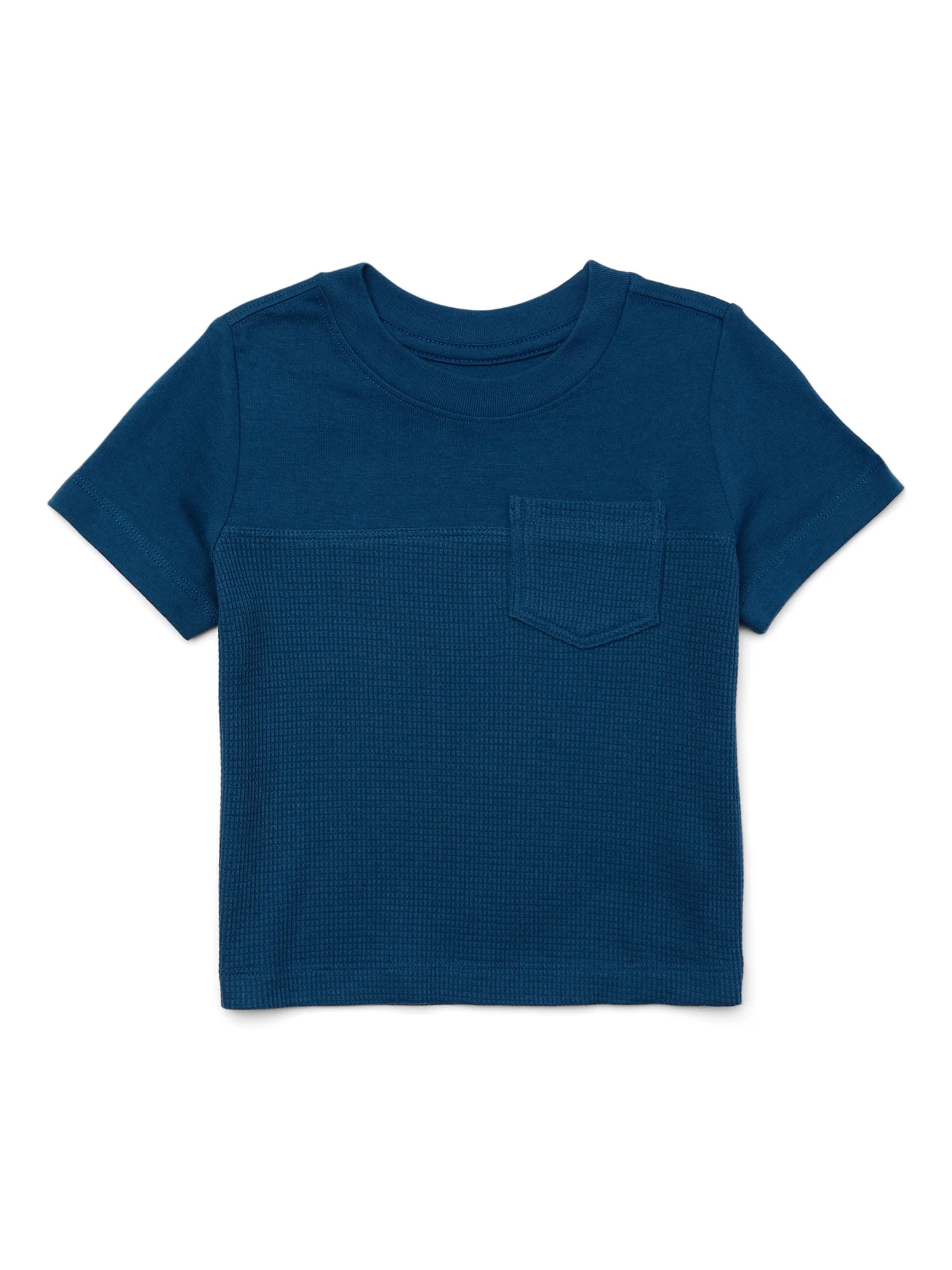 Wonder Nation Toddler Boys Short Sleeve Pocket Tee, Sizes 12M-5T - Walmart.com | Walmart (US)