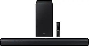 SAMSUNG HW-C450 2.1ch Soundbar w/DTS Virtual X, Subwoofer Included, Bass Boost, Adaptive Sound Li... | Amazon (US)