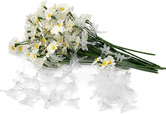 100pcs Plant Clips, Orchid & Dragonfly Clips Garden Support Clips for Climbing Vine, Flower and O... | Amazon (US)