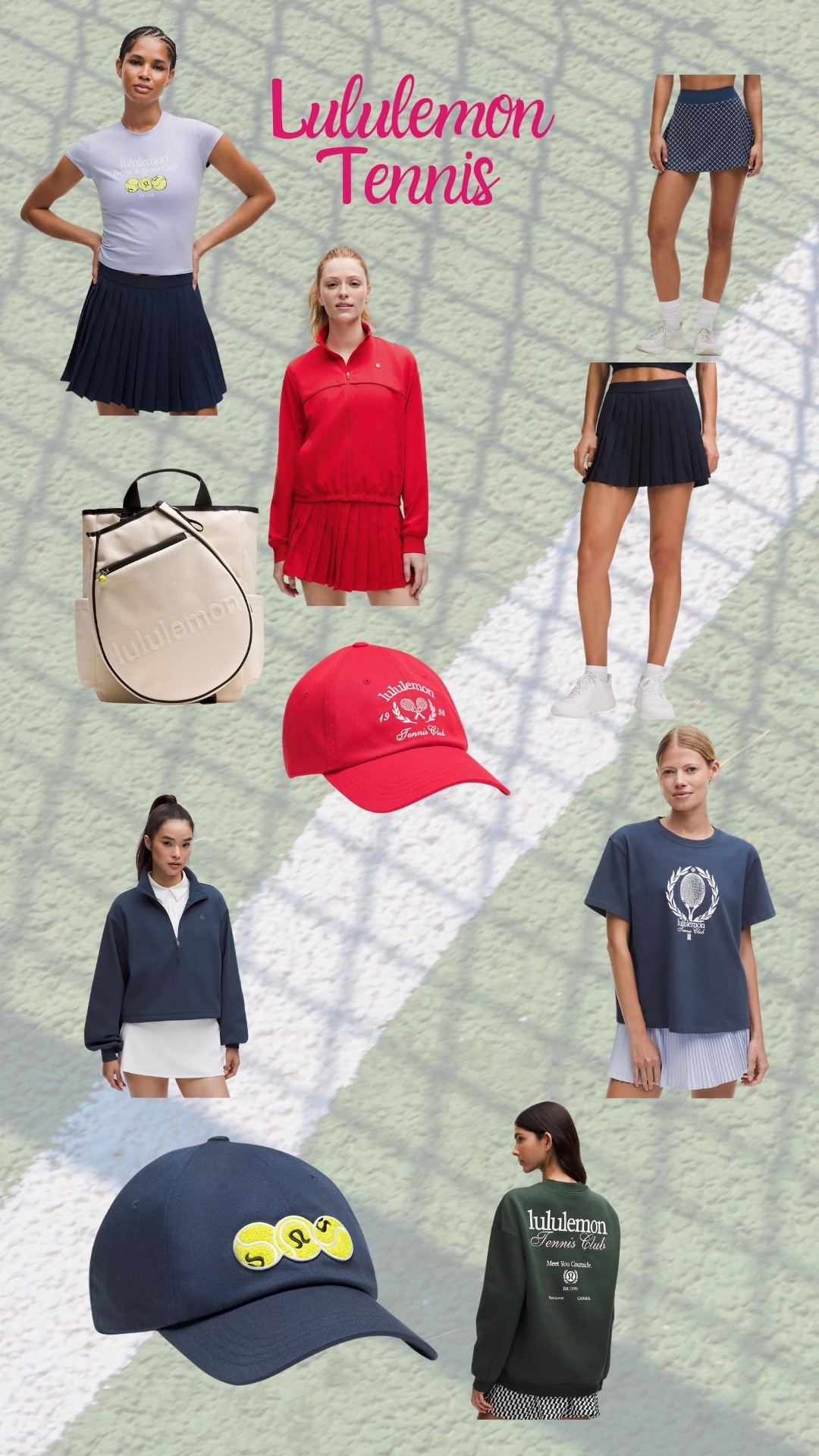 Lululemon tennis looks 