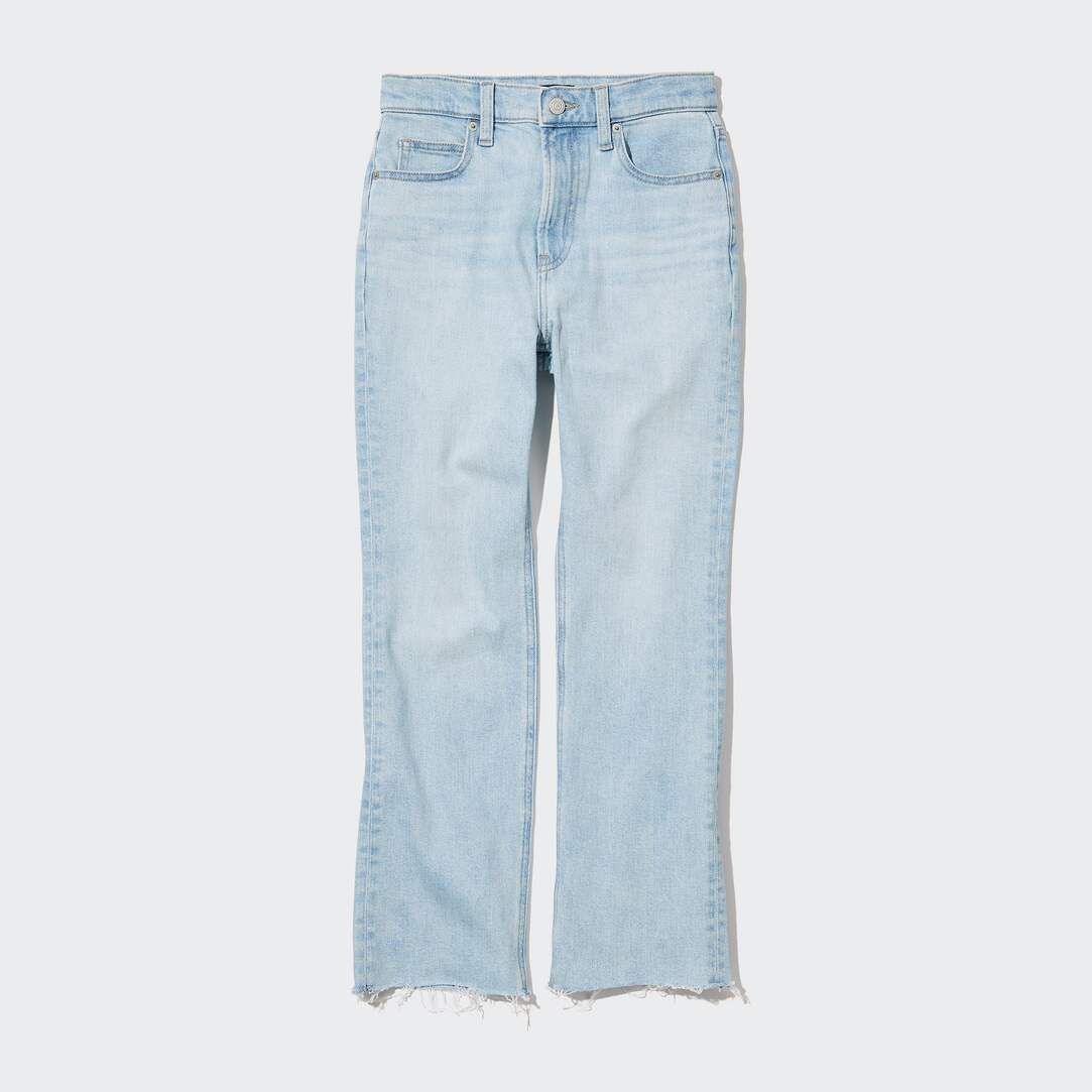 Kick Flared Cut-Off Jeans | UNIQLO (UK)