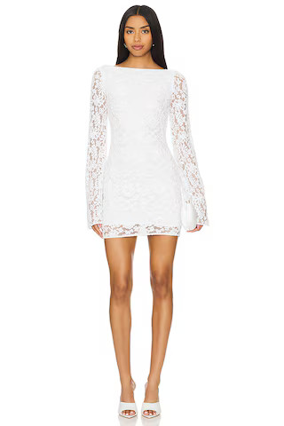 Lovers and Friends Eloise Embellished Mini Dress in White from Revolve.com | Revolve Clothing (Global)