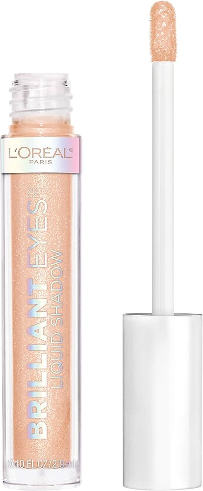 L'Oreal Paris Brilliant Eyes Shimmer Liquid Eye Shadow, Longwearing Lasting Shimmer, Crease Resis... | Amazon (US)