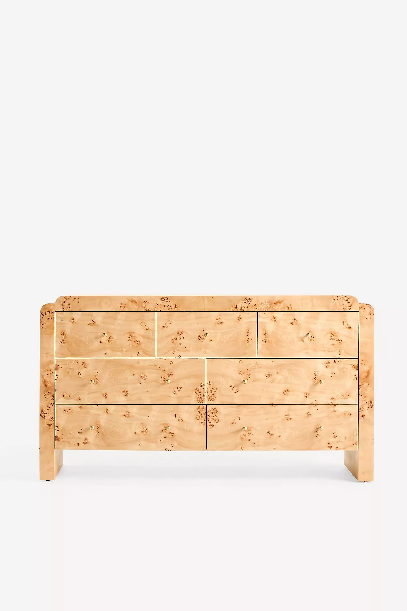 Shura Burl Seven-Drawer Dresser | Anthropologie (US)