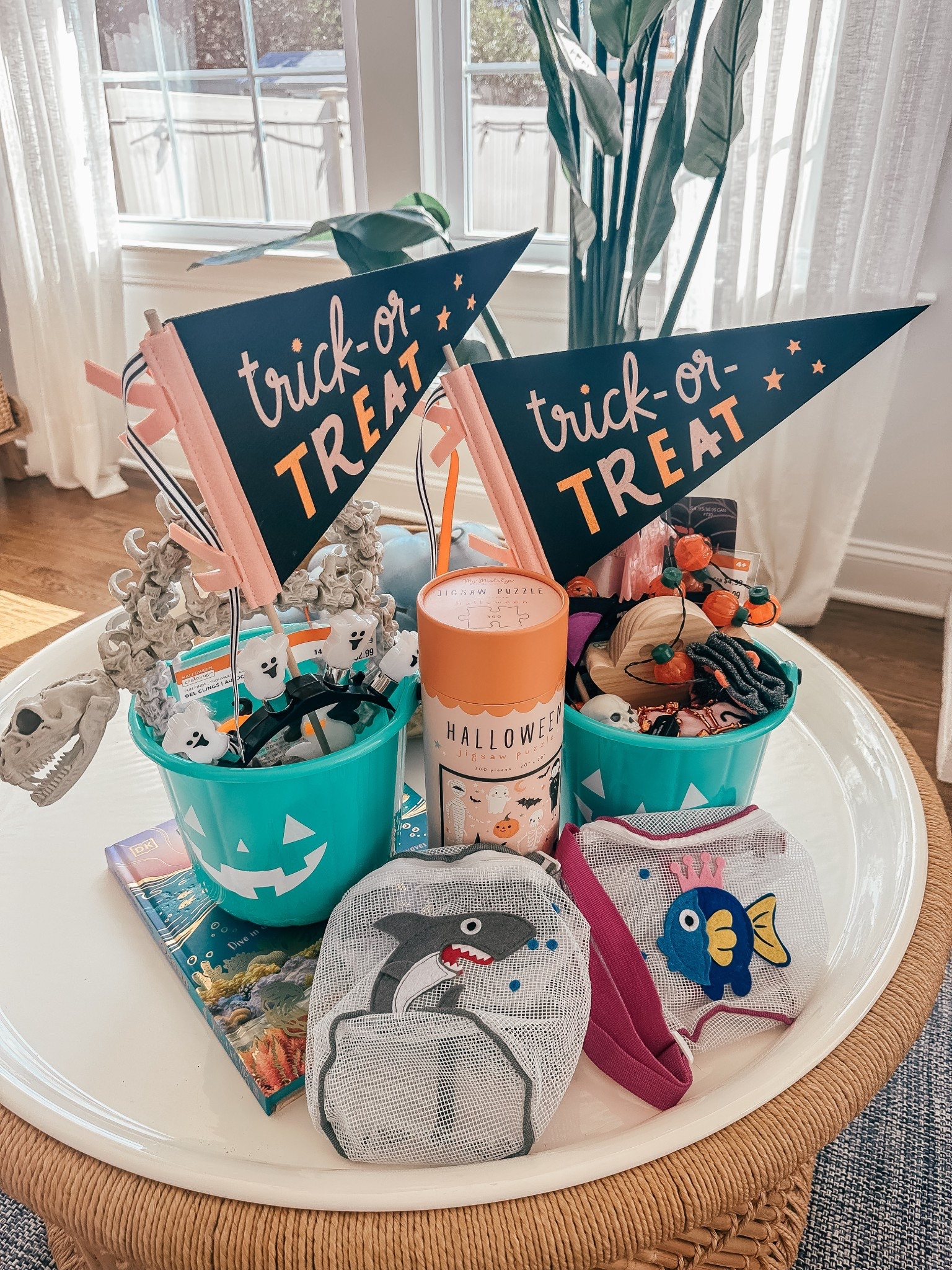 Halloween baskets from Target! So many affordable goodies to keep the kids festive all throughout October! 

#LTKSeasonal #LTKFamily #LTKHalloween