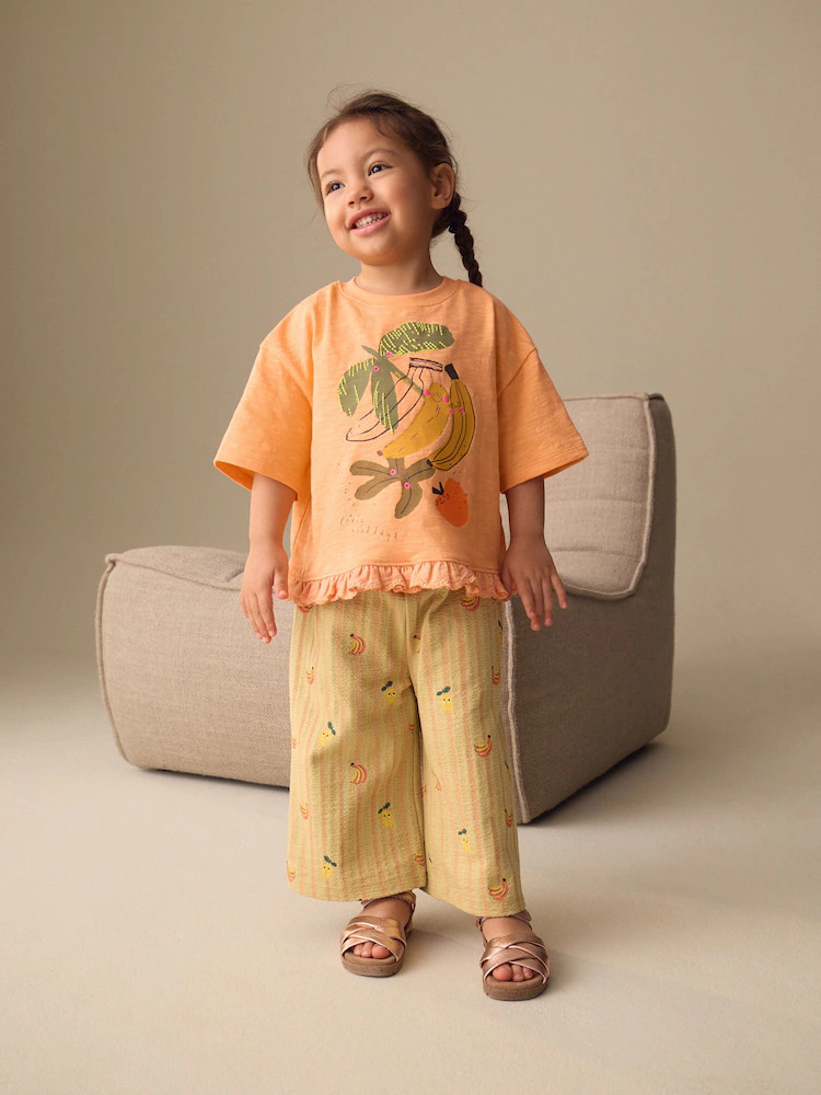 Orange Top and Barrel Set (3mths-7yrs) | Next US